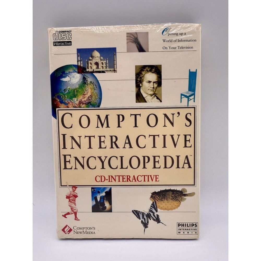 Compton's Interactive Encyclopedia Phillips CD-i‎ Long Box
